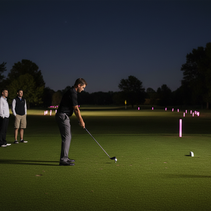 LED XL Pink Foam Yardage Marker for Night Golf