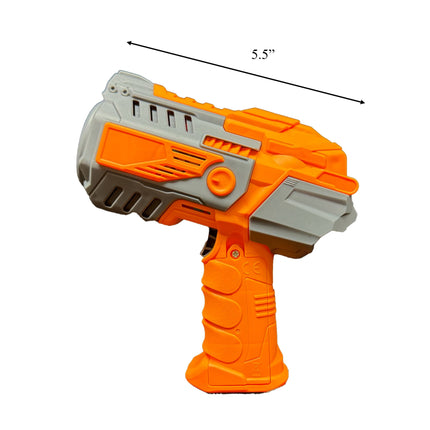 Light Up Bubble Blaster Toy Gun - Assorted Blue White or Orange White