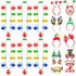 Light Up Christmas Necklace Headband Glasses Set - Assorted 18 Per Pack