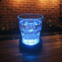 Blue LED Light Up Drink Coasters - Switch Activated