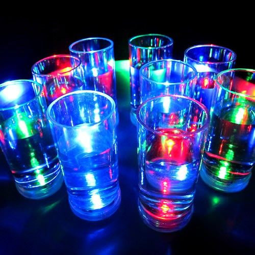 LED Light Up 1.5 Oz Shooter Glasses