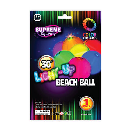 30" Multi-Color Light Up LED Beach Ball