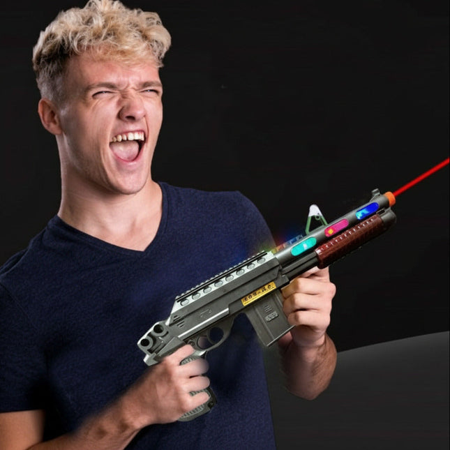 Light Up Pump Action Toy AR Rifle