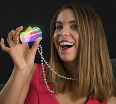 LED Multi-Color Light Up 1.5 Oz Shot Glass Necklace