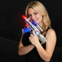 Light Up Space Blaster Toy with Multiple LEDs & Sounds