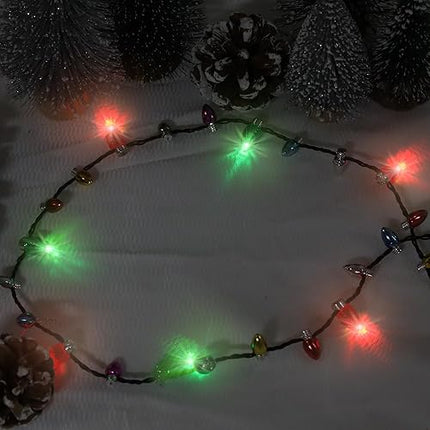 Light Up Strawberry Christmas Necklaces - 2 Per Pack
