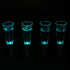 Liquid Activated Blue LED Light Up Champagne Glasses - 4 Per Pack
