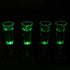 Liquid Activated Green LED Light Up Champagne Glasses - 4 Per Pack