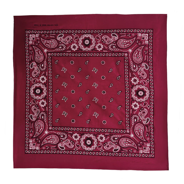 Maroon Cotton Bandanas
