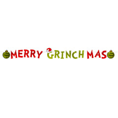 Merry Grinchmas Letter Banner