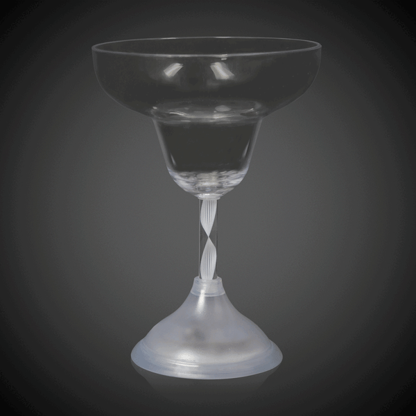 LED Light Up Multi-Color 10 Oz Margarita Glass