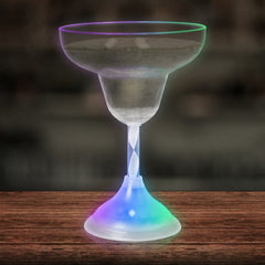 LED Light Up Multi-Color 10 Oz Margarita Glass