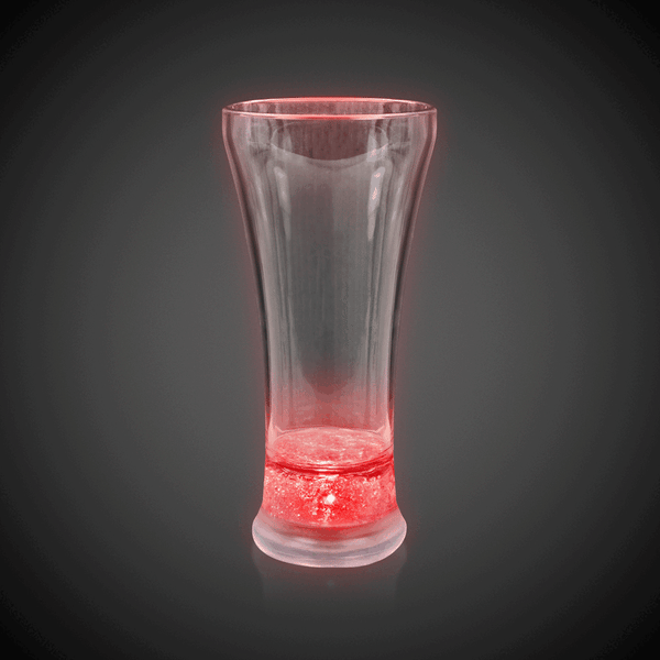 LED Light Up Multi-Color 14 Oz Pilsner Glass