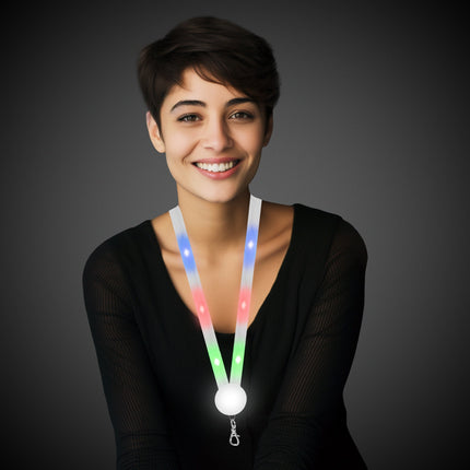 Multi-Color LED Lanyard