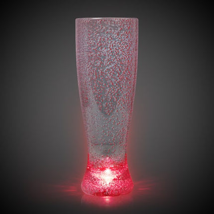 LED Light Up Bubble 24 Oz Pilsner Glass