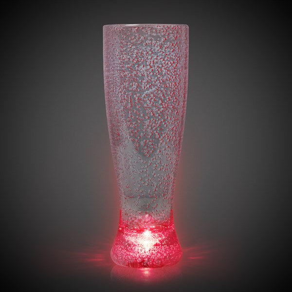LED Light Up Bubble 24 Oz Pilsner Glass