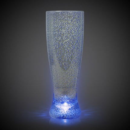 LED Light Up Bubble 24 Oz Pilsner Glass