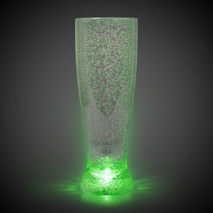 LED Light Up Bubble 24 Oz Pilsner Glass