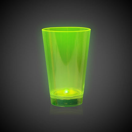 Neon Green LED Light Up 12 oz Cup