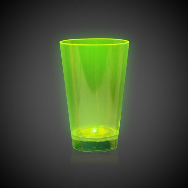 Neon Green LED Light Up 12 oz Cup