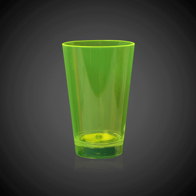 Neon Green LED Light Up 12 oz Cup
