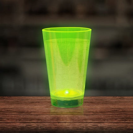 Neon Green LED Light Up 12 oz Cup
