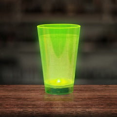 Neon Green LED Light Up 12 oz Cup