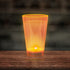 Neon Orange LED Light Up 12 oz Cup