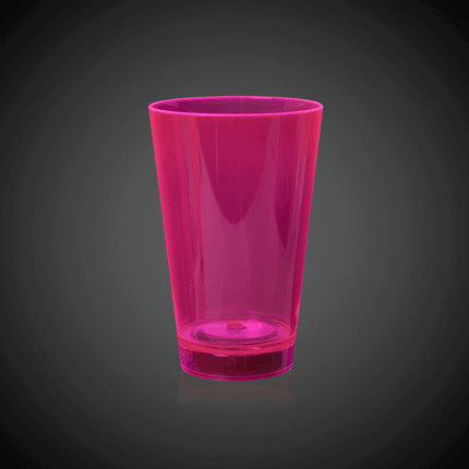 Neon Pink LED Light Up 12 oz Cup