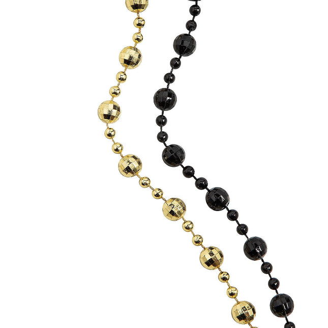 New Year’s Ball Beaded Necklaces - 24 Per Pack