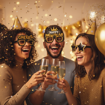 New Year Novelty glasses