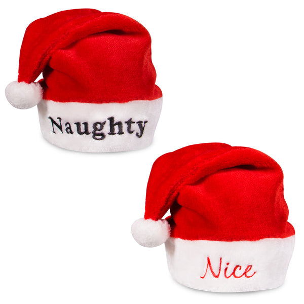 Nice & Naughty Santa Hats