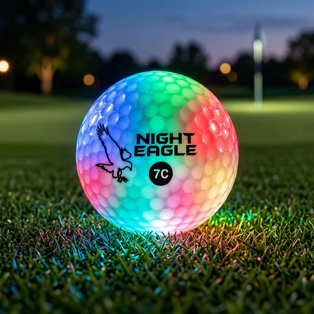 Night Eagle CV Multi-Color LED Golf Ball - 7 Color