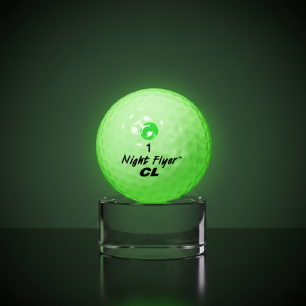 Night Flyer LED Green Constant-On Golf Ball