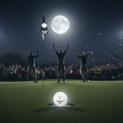 Night Flyer LED White Constant-On Golf Ball