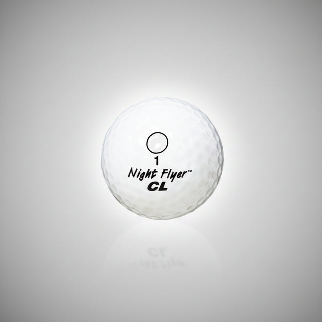 Night Flyer LED White Constant-On Golf Ball