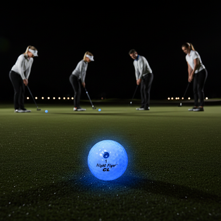 Night Flyer LED Blue Constant-On Golf Ball