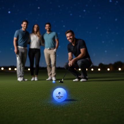 Night Flyer LED Blue Constant-On Golf Ball