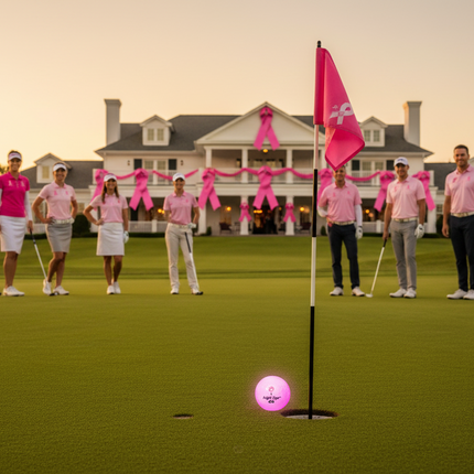 Night Flyer LED Pink Constant-On Golf Ball