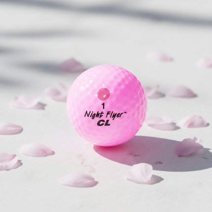 Night Flyer LED Pink Constant-On Golf Ball