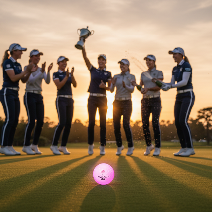 Night Flyer LED Pink Constant-On Golf Ball