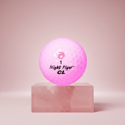 Night Flyer LED Pink Constant-On Golf Ball