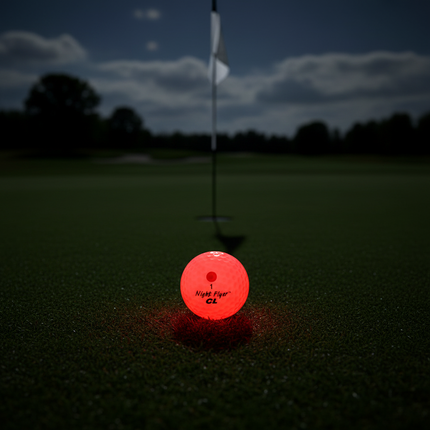 Night Flyer LED Red Constant-On Golf Ball