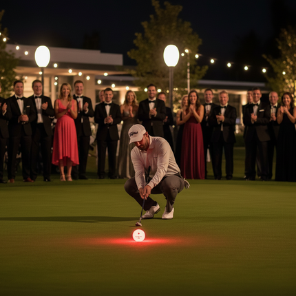 Night Flyer LED Red Constant-On Golf Ball