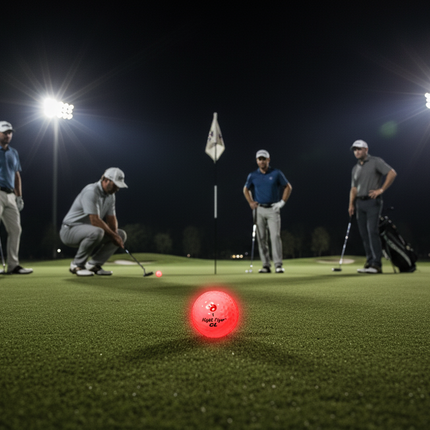 Night Flyer LED Red Constant-On Golf Ball
