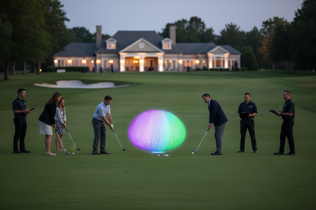 Night Golf LED Dome Target