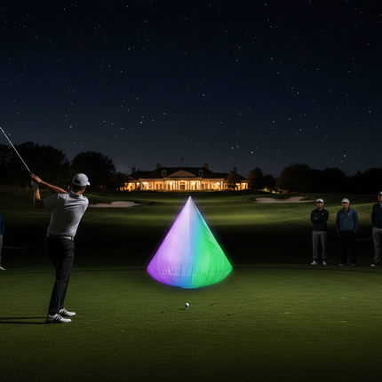 Night Golf LED Pyramid Target