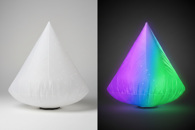 Night Golf LED Pyramid Target