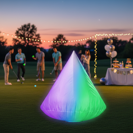 Night Golf LED Pyramid Target