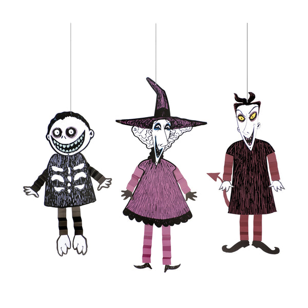 Nightmare Before Christmas Hanging Decorations - 2 Pieces Per Pack